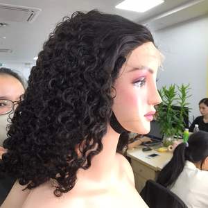 Vente en gros confortable de haute qualité noir birman naturel droit dentelle avant extensions de cheveux humains pour femmes vietnamiennes - Product Image 3