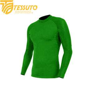 OEM Rash Guard MMA pour hommes de haute qualité, Spandex/Polyester, séchage rapide, 220g, manches longues, sérigraphie, impression personnalisée, vente en gros - Product Image 4