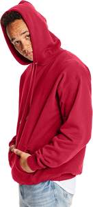 Sweat à capuche oversize pour homme en tissu 100% recyclé, doux, respirant, avec poche kangourou - Product Image 4