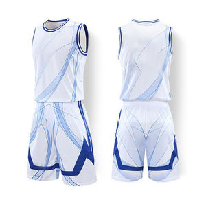 Uniforme de basket-ball respirant de conception personnalisée OEM Streetwear décontracté avec impression de sublimation numérique Plus l'option de taille - Product Image 5