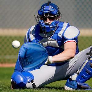 Guantes de Béisbol para Receptor, Guante de Receptor de Cuero Compuesto de Alto Rendimiento para Jóvenes y Adultos, Lanzamiento con Mano Derecha - Product Image 4