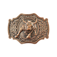 Vente en gros de ceinture western 3D de haute qualité pour boucle accessoires de cowboy personnalisés en métal nickelé doré ton vintage