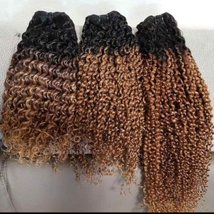 For Genius Weft 1 Pack Raw <strong>Indian</strong> Virgin Human Hair Bundles Curly Yaki Wet <strong>Curls</strong> Silky <strong>Indian</strong> <strong>Weave</strong> Extensions Loose <strong>Deep</strong> Wave - Product Image 3