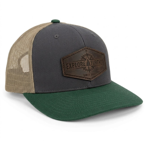 Gorra Trucker Premium de 6 Paneles en Dos Tonos, con Logotipo Bordado Personalizado, Gorra Deportiva con Malla Transpirable en la Parte Trasera, Cierre a Presión - Product Image 2