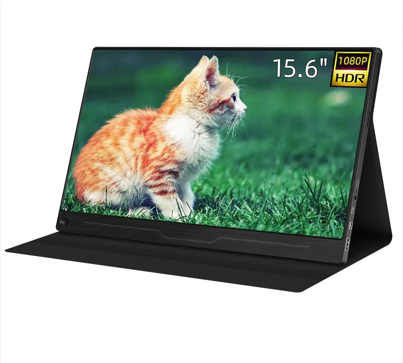 Monitor 15.6 inch 1080P Type-C Portable Display with Display Port by Intehill