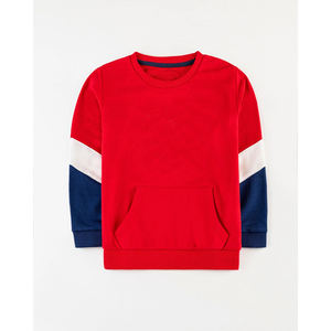 Hot Selling <b>Red</b> Cotton Fleece Kangaroo Pocket <b>Sweatshirt</b> For <b>Men</b> Casual Wholesale Top Quality <b>Men's</b> <b>Sweatshirts</b> - Product Image 3