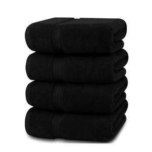 Fourniture directe en usine Ensembles de serviettes d'hôtel de couleur personnalisée Service OEM Serviette de bain et essuie-mains pour usage personnel - Product Image 1