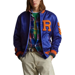 Chaqueta universitaria de alta calidad para hombre, chaqueta bomber de béisbol al por mayor para hombre, chaqueta Letterman de equipo deportivo personalizada - Product Image 3
