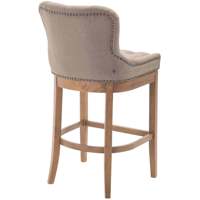 Taburete de Bar CLP Antique Light Woven de Peso Medio en Tela Lisa Lakewood Estilo Sofá 5kg