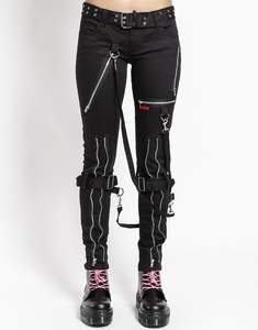 Pantalones de cuero para motocicleta con diseño de logotipo personalizado unisex, ropa deportiva de carreras a prueba de viento en varios colores - Product Image 3