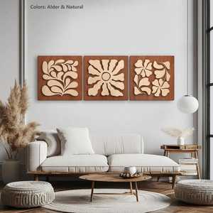 Colgante de pared de madera hecho a mano de primera calidad con tema de animales, con motivos de elefante, pavo real o vaca para decoración cultural y étnica - Product Image 2