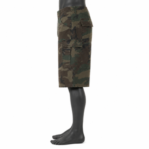 Pantalones Cortos de Mezclilla Cargo con Camuflaje Personalizado para Hombre, Estilo Urbano Holgado, OEM, ODM, Marca Privada, Venta al Por Mayor - Product Image 4
