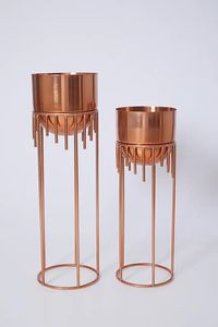 Macetas y jardineras de Metal de cobre de lujo, y el jardín decoración del hogar, macetas y jardineras elegantes, decoración - Product Image 3