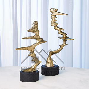 Dernier design de table en laiton Sculpture abstraite pour la décoration intérieure - Product Image 6