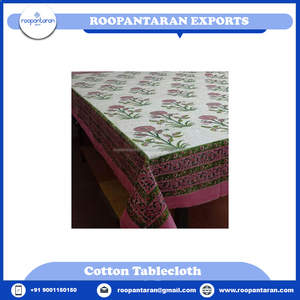 Mới nhất thiết kế Ấn Độ nhà sản xuất handmade Khăn trải bàn khối in bông <span class=keywords><strong>Chevron</strong></span> sóng giá bán buôn - Product Image 4