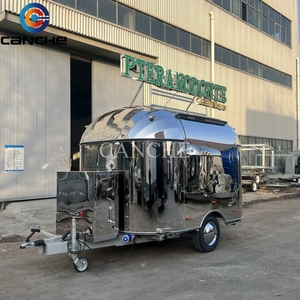 Camion de restauration rapide en acier inoxydable sur mesure, pour pizza, glaces, café, tacos, en-cas, kiosque mobile, remorque alimentaire, cuisine complète - Product Image 1