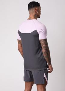 Ropa de entrenamiento de verano para hombre, venta al por mayor, camiseta de manga corta para hombre, ropa de entrenamiento, nuevo estilo, Camiseta cómoda para hombre - Product Image 5