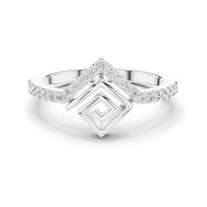 Bague pour femme en diamant de culture 0,232 CT, clarté VVS-VS, or 18 carats, 14 carats, 10 carats et argent 925, or rose, or jaune, or blanc - Product Image 2