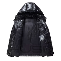 2024 hommes hiver brillant vers le bas manteaux blanc grande taille chaud bulle veste noir bouffantes vestes homme prix de gros OEM respirant