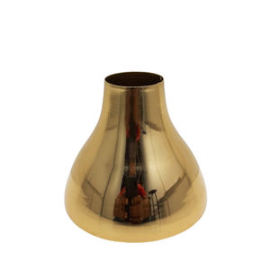 Vase à fleurs rond en fer Pots de fleurs couleur or pour jardin et décoration de table faits à la main personnalisés en vrac - Product Image 6