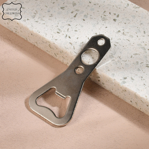 Abrebotellas plano simple de acero inoxidable 304 suministrado por el fabricante con abrebotellas de cerveza de metal con asa - Product Image 5