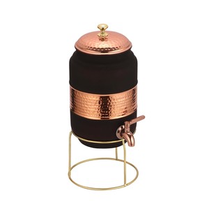 Hot Sale Black Hammered Copper Metal <b>Water</b> Dispenser with Stand in High Quality For Home Kitchen Use - Product Image 6