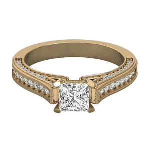 Anillo de Diamante Cultivado en Laboratorio de 14K para Mujer - Product Image 4