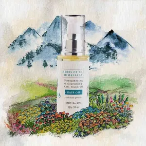 Plein de propriétés ayurvédiques marque professionnelle de soins capillaires huile Harad marque privée produits de beauté nourrit le cuir chevelu racine profonde