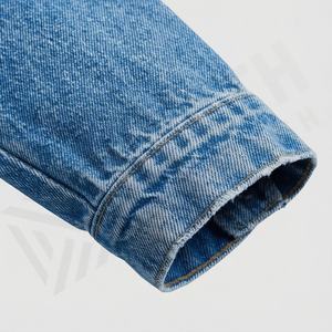 Veste en jean pour femme d'hiver, jean court, manches longues, coton respirant, style décontracté, qualité, tendance, couleur personnalisée - Product Image 6