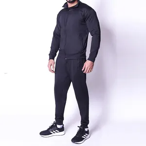 Survêtement personnalisé 100% coton jogger ensembles unisexe hommes survêtement décontracté