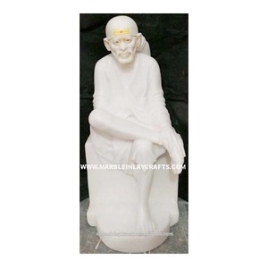 Statue de dieu en marbre blanc - Product Image 1