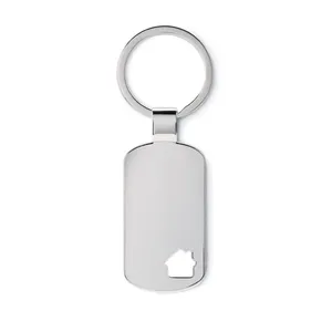 Custom House Key Metal Keychain Promotional Merchandising <b>Keyring</b> & <b>Carabiner</b> - Product Image 1