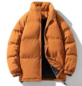 Nouvelle veste matelassée décontractée pour homme, tendance, épaisse, en coton, col montant, ample, à capuche, pour l'hiver - Product Image 4