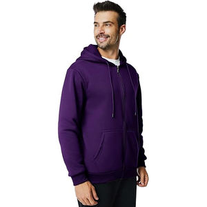 2025 Trending Men's Stylish Cotton Fleece Hoodies Wholesale <b>Full</b> <b>Zip</b> <b>Sweatshirts</b> Custom OEM Winter Collection - Product Image 3