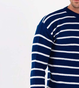 Suéteres de lana y algodón personalizados de manga larga, transpirables, informales, de cuello alto, precio al por mayor, tejidos, para invierno, para hombre, ropa deportiva. - Product Image 3