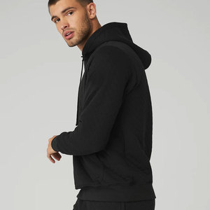 Canada Netherlands B2B Wholesale Custom Logo Screen Printing Poly Cotton Blend Fleece Sweatshirt Hoodies - Product Image 2
