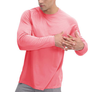 custom wholesale compression shirts polyester workout shirt <b>men</b> fitness long sleeve <b>men</b> compression shirt custom logo print - Product Image 5