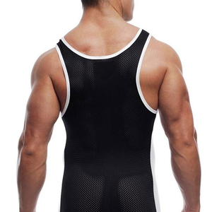 Singulet de lutte de compression personnalisé pour hommes pour combinaison de compétition d'entraînement de sublimation une pièce - Product Image 4