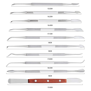 Equipo de laboratorio Juego de herramientas de tallado de cera 12 piezas Kit de pulido de espejo Herramienta de dentista manual Cera de tallado de la mejor calidad - Product Image 4