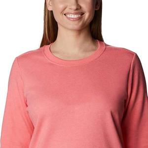 Drop Shoulder <b>Women's</b> <b>Sweatshirt</b> Casual Wear Solid 100% Cotton Breathable Lightweight O-Neck <b>Long</b> Sleeves Customized Logo - Product Image 5