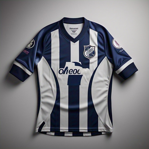 Haut de maillot de football à col en V, vêtements personnalisés pour jeunes, maillot de football à séchage rapide, haut unisexe - Product Image 5