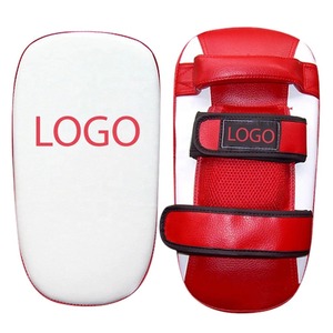 OEM Factory Customizable Pro Sports Fitness Training Equipment Muay Thai Kick Pads for Boxing & MMA Made of PU & Leather - Product Image 1