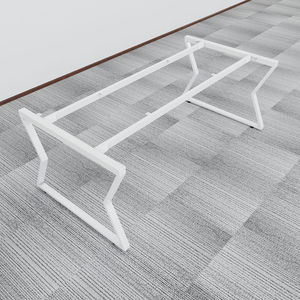SFMC009 - Mesa de Reuniones Pequeña de Diseño Moderno, Madera y 2 Patas Metálicas en Forma de 'M' - Product Image 5