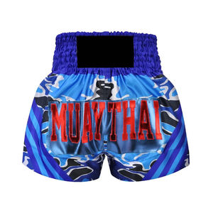 Pantalones Cortos de Muay Thai con una Forma y un Estilo Robustos que Proporcionan un Perfil de Entrenamiento Imponente para el Uso Diario y el Entrenamiento Físico - Product Image 4