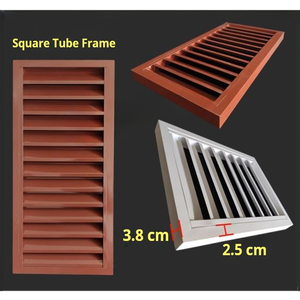 Griglia di Ventilazione Lineare in Alluminio con Telaio a I, Verniciata a Polvere Multicolore, Impermeabile, <span class=keywords><strong>per</strong></span> Uscita Aria HVAC a Soffitto e Parete - Product Image 6