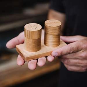 Sels et poivrières écologiques en bois |   Essentiels de cuisine - Product Image 5