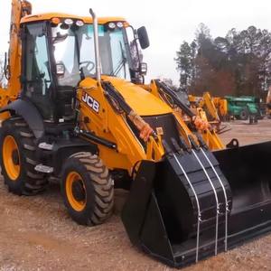 Chargeuse-pelleteuse, mini-chargeuse à chenilles, chargeuse frontale d'occasion, 4 tonnes, 50 ch, JCB 1CX, roues, travaux agricoles, travaux de construction, composants du moteur principal - Product Image 1