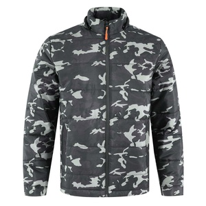 Chaqueta Acolchada de Lona con Piel de Oveja para Hombre, Estilo Urbano de Invierno, Chaqueta Ligera Acolchada, Talla Grande, Cierre de Cremallera, Envío DDP - Product Image 1
