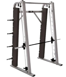 Macchina Smith per Palestra Domestica con Struttura in Acciaio per Esercizi Fitness Completi e Squat e Press con Bilanciere Guidati - Product Image 1
