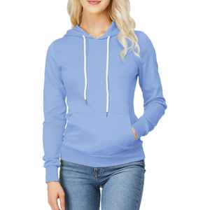 Sudaderas con Capucha Personalizadas con Logotipo, Antiarrugas, 100% Algodón, Manga Larga, para Gimnasio, Tallas Grandes, para Mujer - Product Image 1